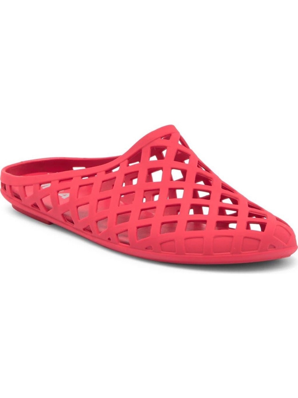 MIA Kandie Jelly Mule Red Cage Slip On Shoes Size 7 NWT